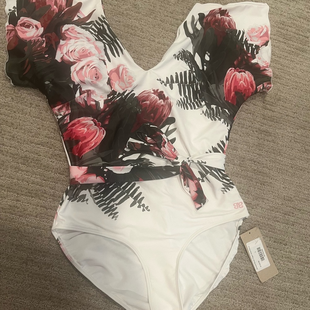 Albion Swim | Desert Rose Cape One-Piece - NWT